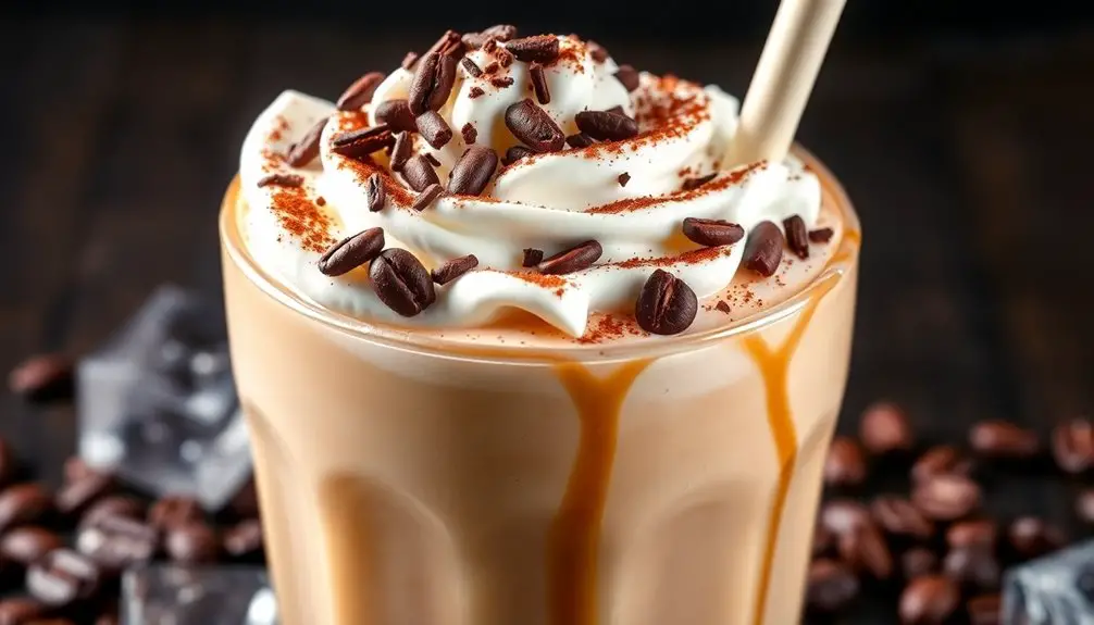 café frappé cremoso delicia
