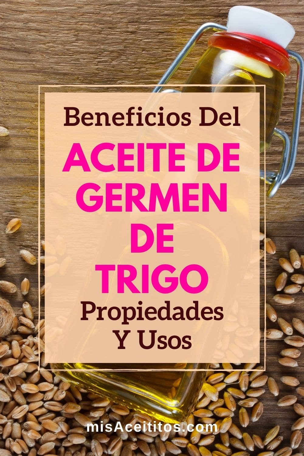 Descubre todos los beneficios y usos del aceite de germen de trigo.