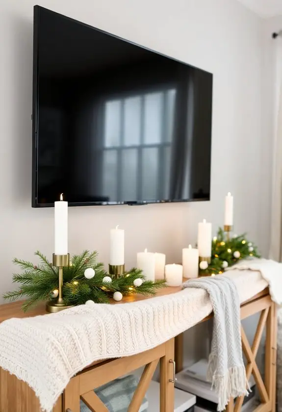 wall mounted screen balance
