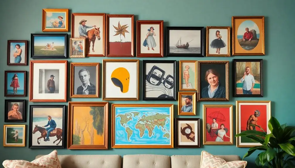 las paredes de la galería cuentan historias