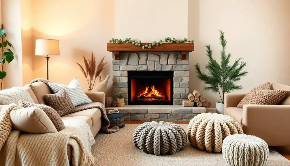 cozy winter living room decor