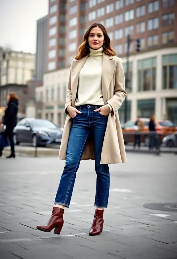 boots and cropped jeans