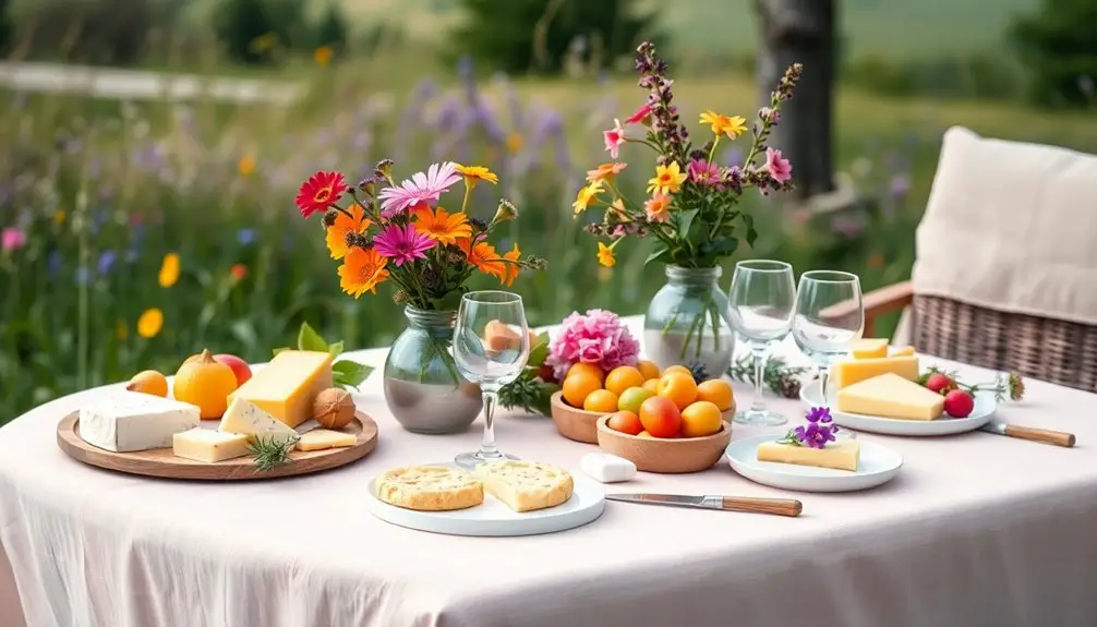 ideas para decorar una mesa de picnic