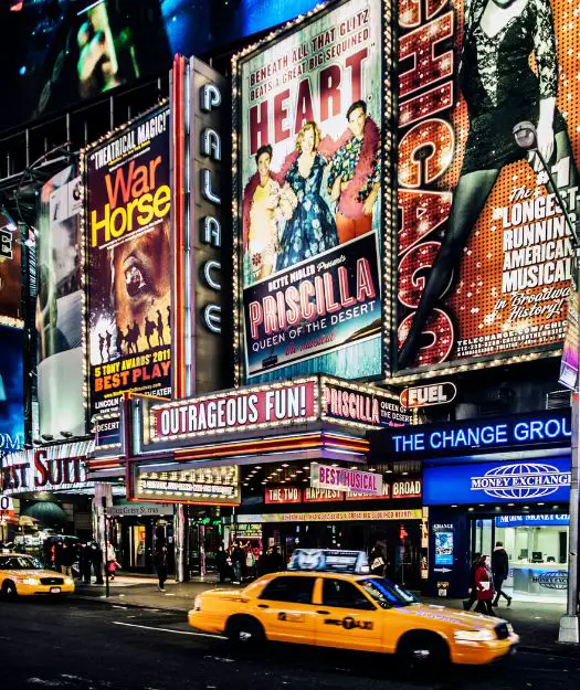 Recorrido del Distrito Teatral de Broadway